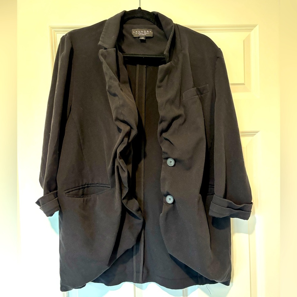 Laundry Black Casual Women's Blazer - Large